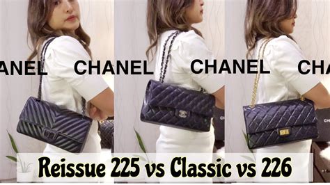 chanel reissue vs classic flap price|coco Chanel reissue straps.